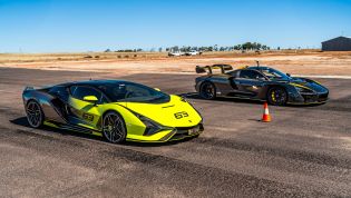 Lamborghini Sian vs McLaren Senna drag race
