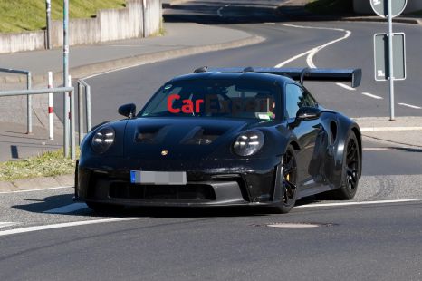 2026 Porsche 911 GT2 RS spied for the first time