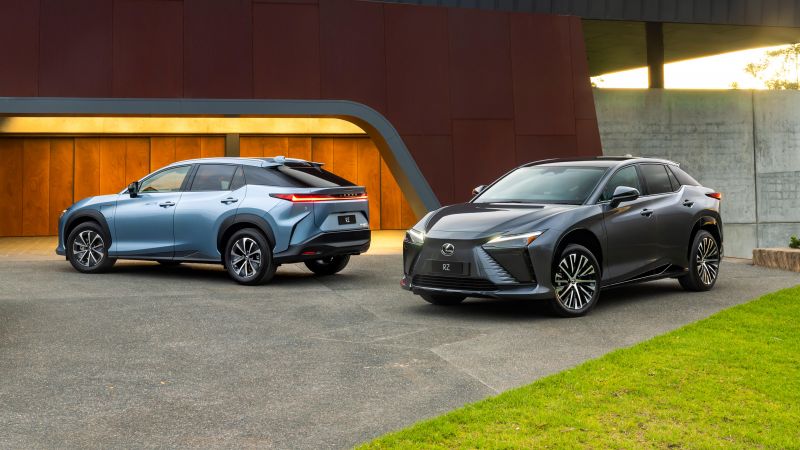 2023 Lexus RZ electric SUV review Hero